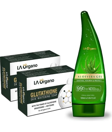 LA ORGANO - Skin Whitening Soap for All Skin Type (Pack of 3)