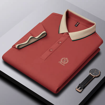 Majestic Legacy Polo T-Shirt-M/40 / Brownish Pink
