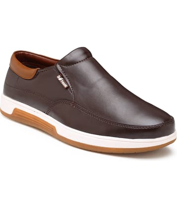 Action - Brown Men's Slip-on Shoes
