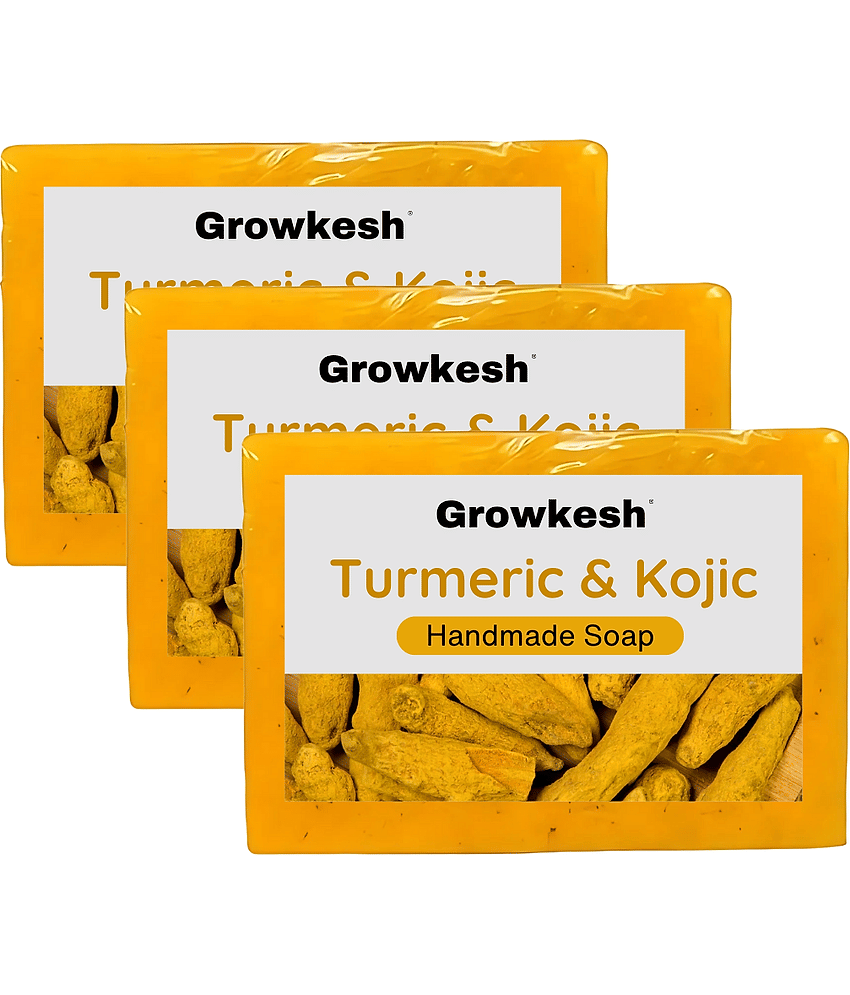 Growkesh Skin Whitening Soap for All Skin Type ( Pack of 3 )