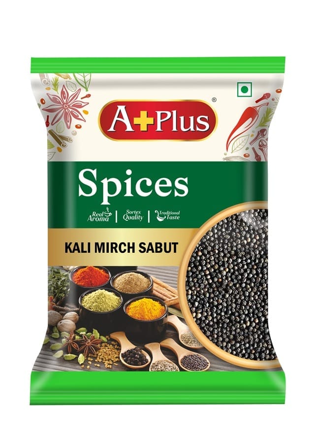 Aplus Kali Mirch Sabut Black Pepper 500gm(pouch)