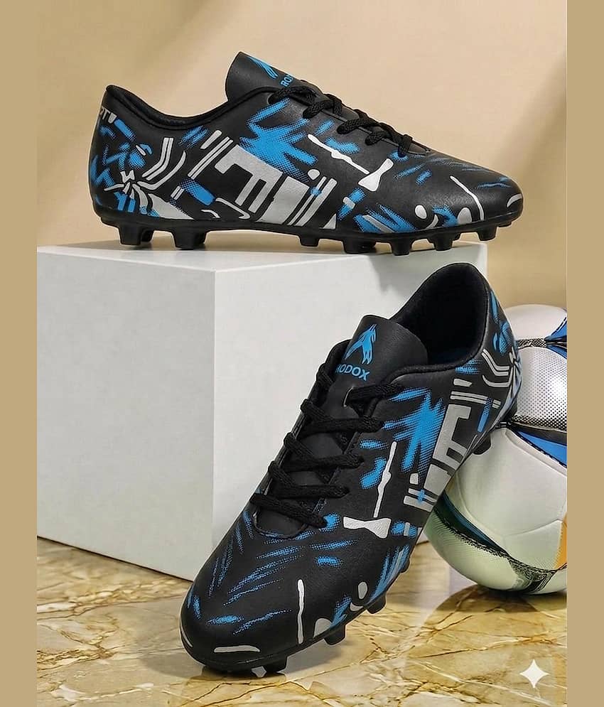 RODOX HYPER Black Football Shoes