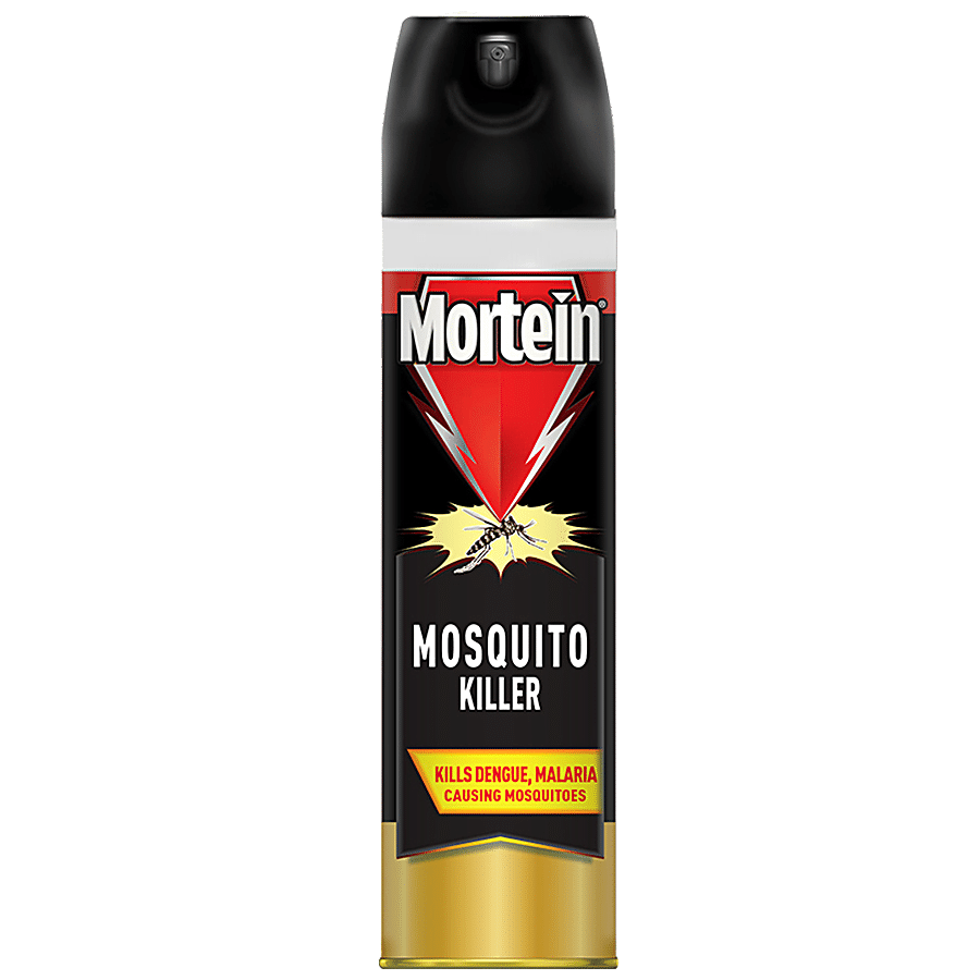 Mortein Mosquito & Fly Killer Spray - Fresh Fragrance, 100% Kill Guarantee, 250 Ml Bottle
