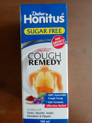Dabur honitus sugar free herbal cough remedy