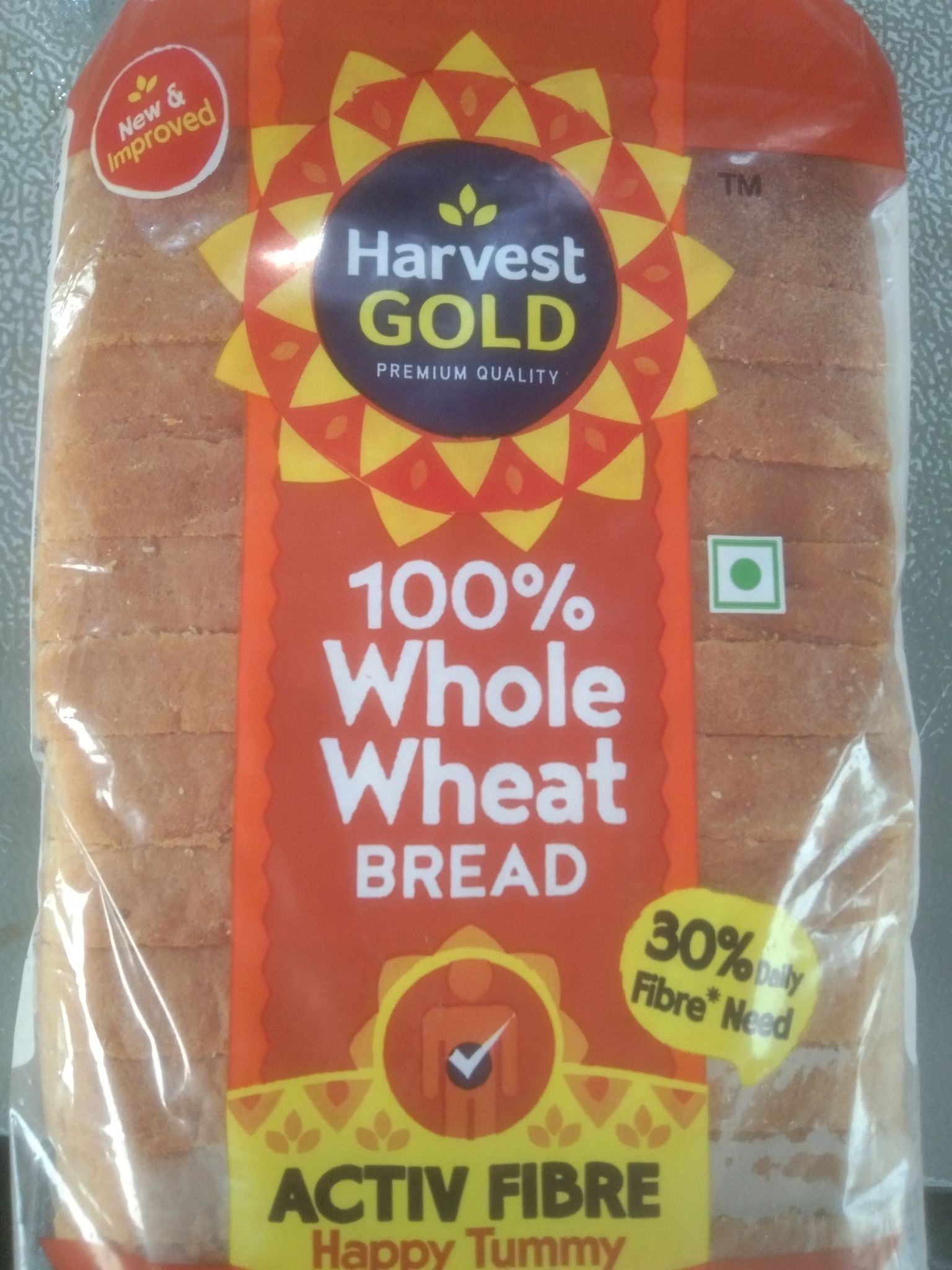 Harvest gold whole wheat bread