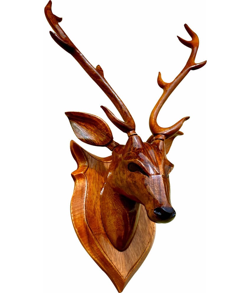 BK . ART  & CRAFTS Brown Wood Key Holder - Pack of 1