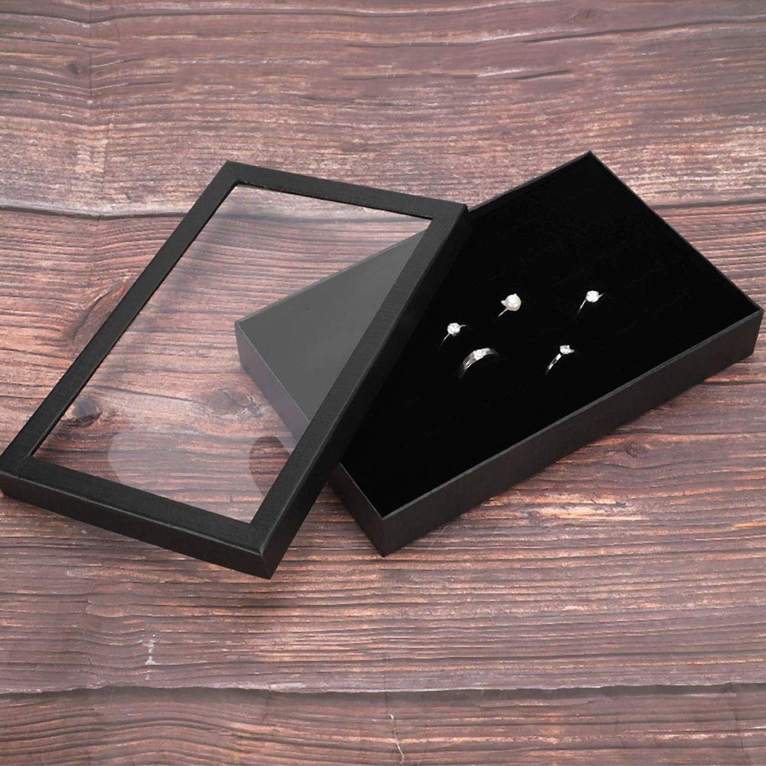 Portable Wide Application Convenient Jewellery Holder Case (1 Pc  / 22x15 Cm)