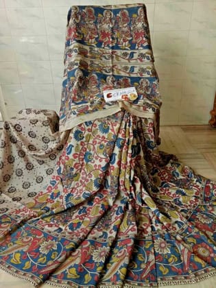 AWESOME LINEN COTTON PRINTED SAREE - 1956