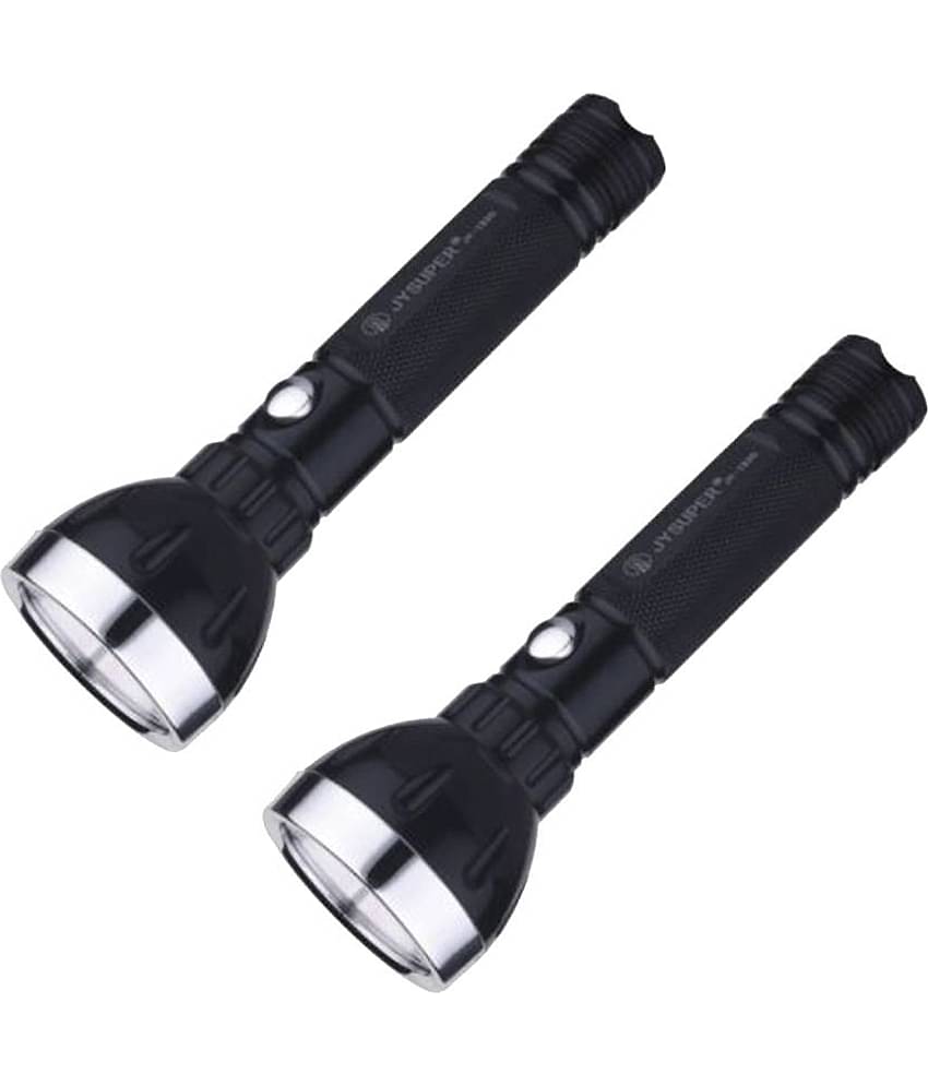 Stylopunk - 2W Rechargeable Flashlight Torch ( Pack of 2 )