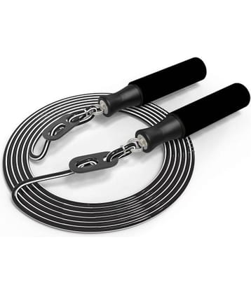AJRO DEAL Black Gym Rope,Skipping Rope ( Pack of 1 )