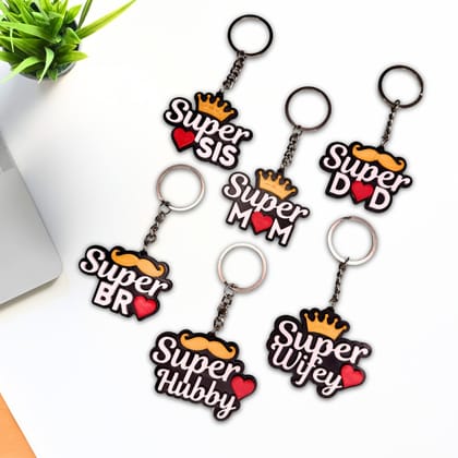 3D Matrix Premium Family Keychain | Ideal Gift For Your Family & Loved Ones-Wifey