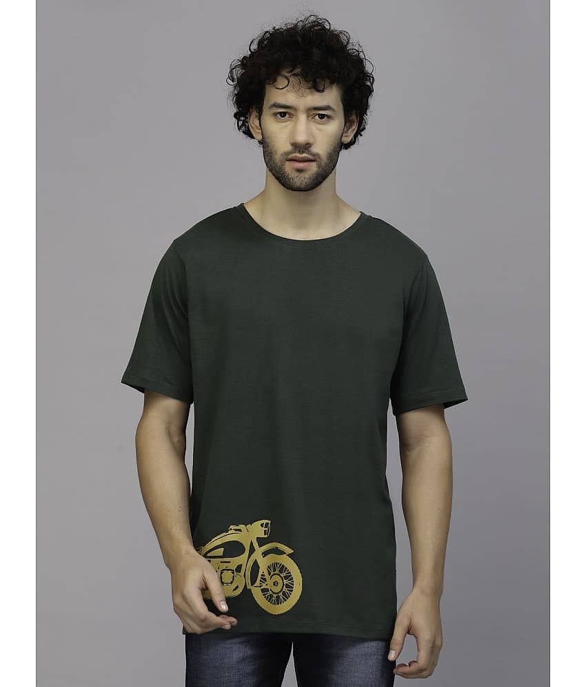 Rigo Pack of 1 100% Cotton Oversized Fit Men's T-Shirt ( Maroon )