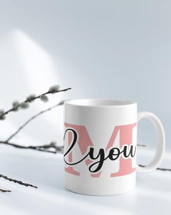 The Magical Gifts I Love You MOM Printed Ceramic Mug 325ml Gift for Mother Birthday Mother's Day New Mom Women Coffee Tea Cup Emotional Present for Mommy Mummy Mama