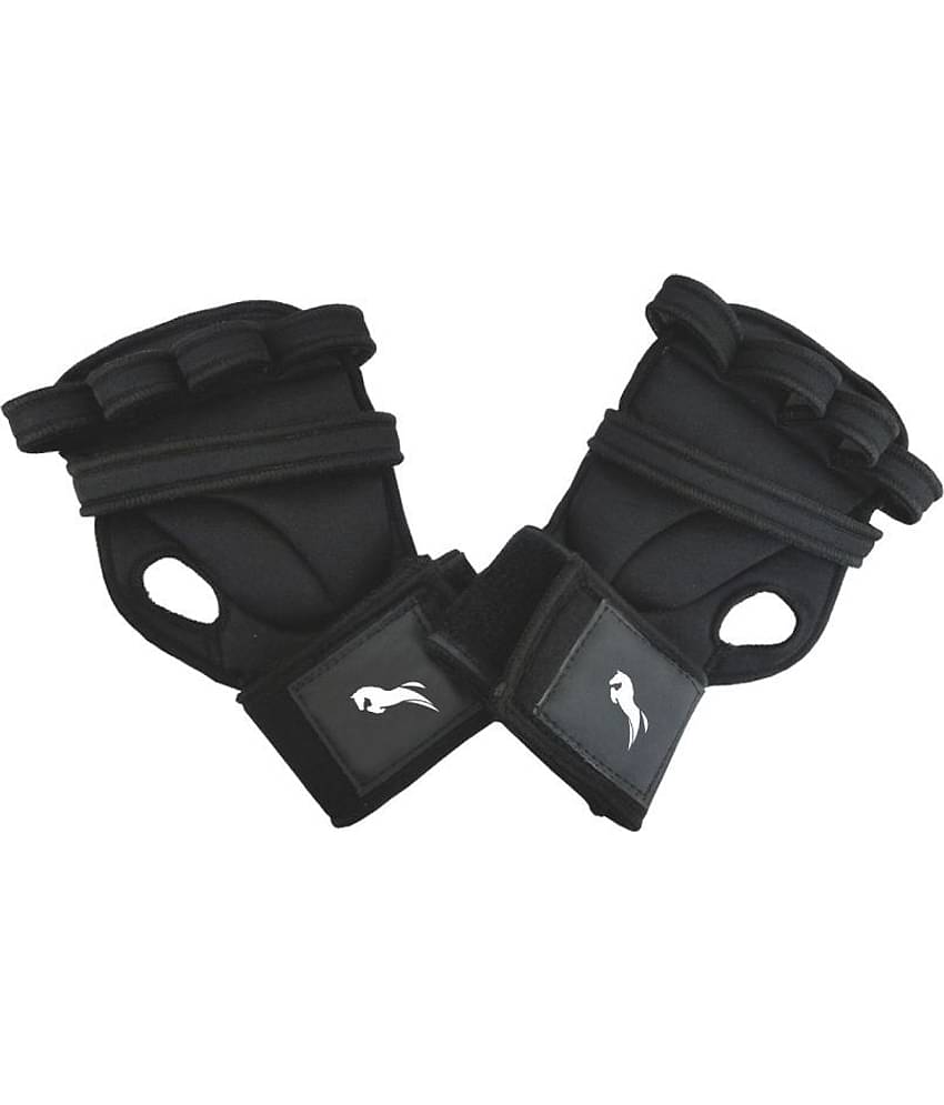 Just Rider Fitness Gym Gloves with Wrist Support Grip and Breathable Glove Design Used for Weight Lifting, Pull Up, Crossfit, Cycling, Driving, Fitness, Gym Training