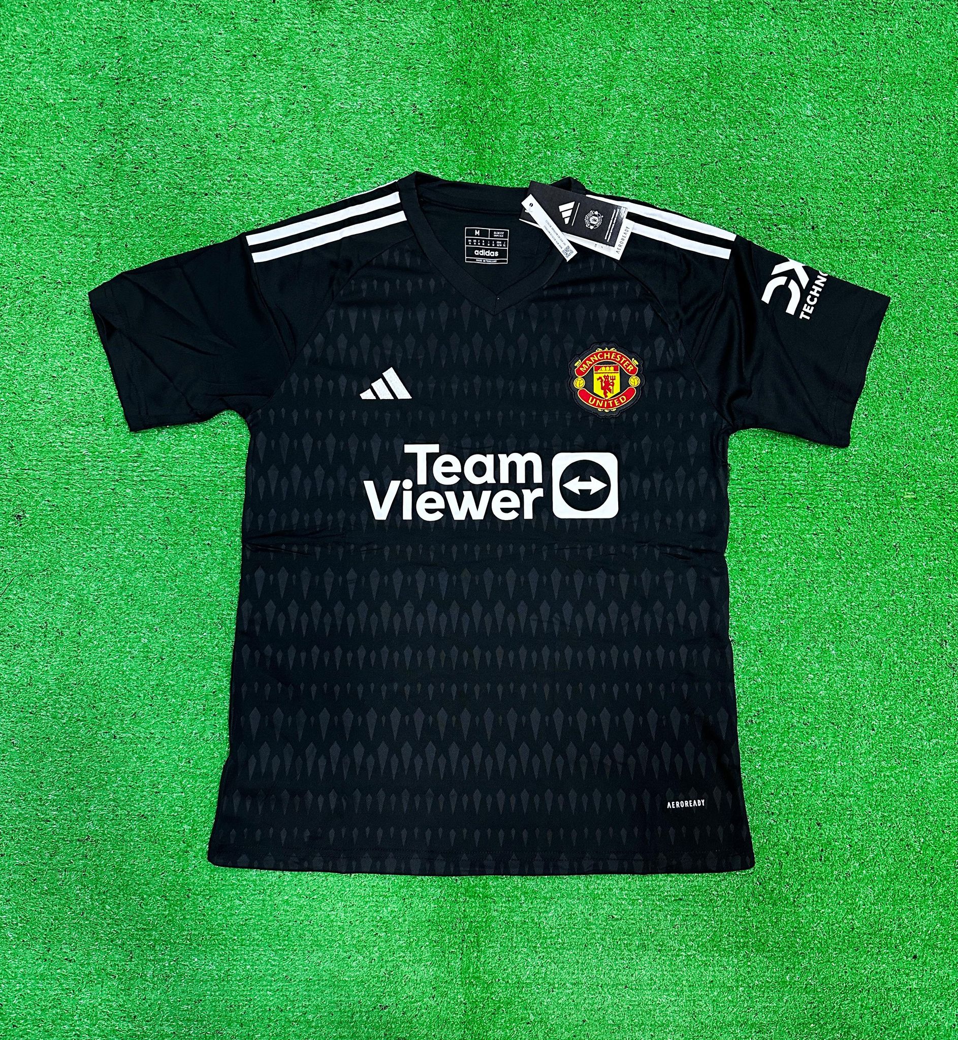 Manchester United Black Goal Keeper Jersey 23 24 Season-S