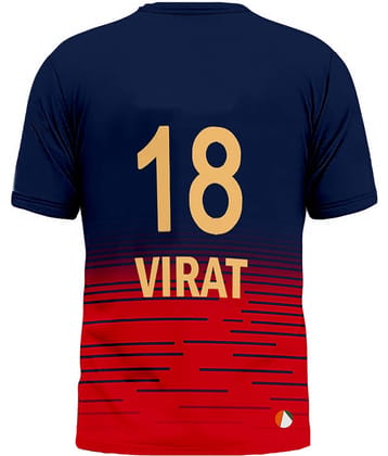 THE BLAZZE Sports India IPL Cricket Team T Shirt Mens Jersey For Banglore RCB Virat 18