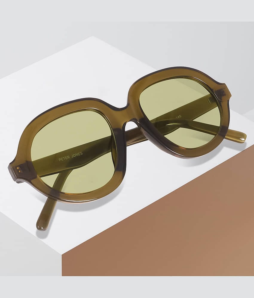 Peter Jones Green Oversized Sunglasses ( Pack of 1 )