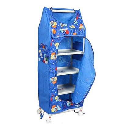 Cotton Multi Cabinet Baby Almirah, Hanging Show Rack, Kids Wardrobe, Cloth Organizer, Folding Almirah