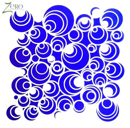Imported Stencils- 5"*5"- Graphic Circular Design Background