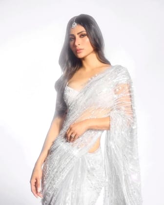 Enchanting White Saree with Exquisite Lace Border  by SHIV TEXTILES Enchanting White Saree with Exquisite Lace Border  by SHIV TEXTILES