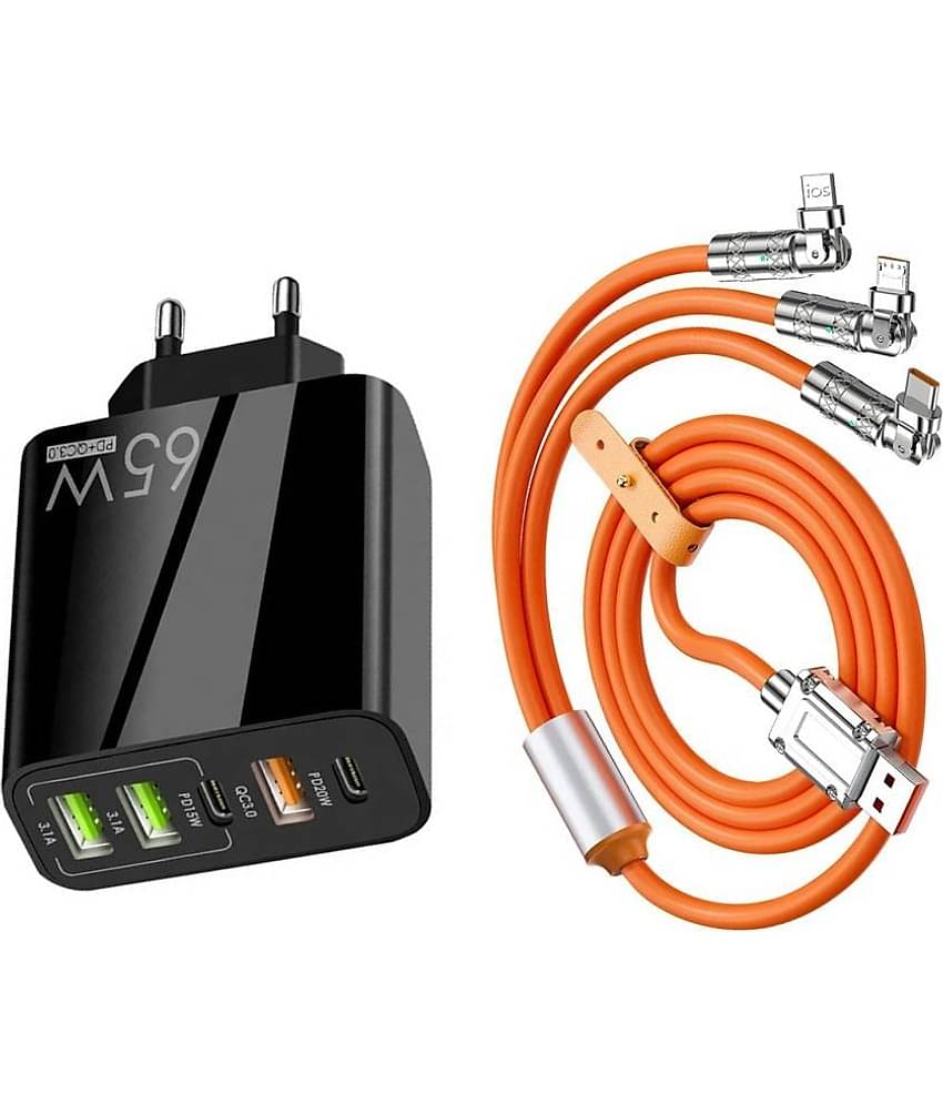 Life Like - 3 in Cable 5.4A Wall Charger