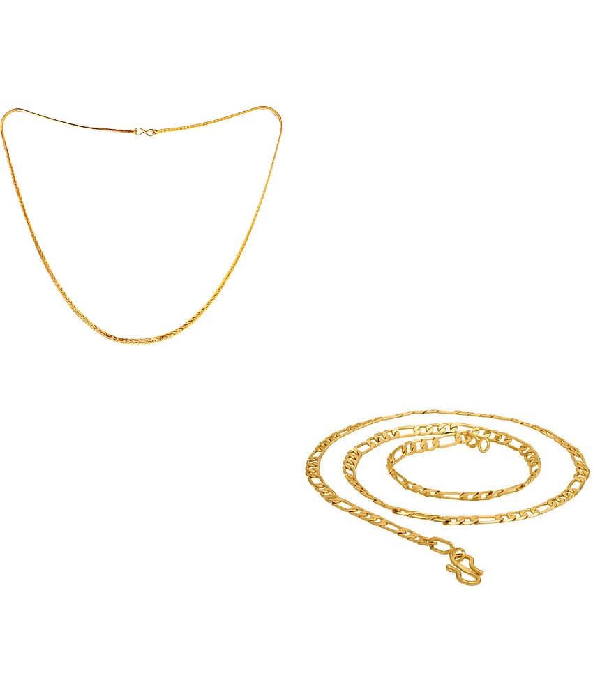 KRIMO Gold Plated Chain ( Set of 1 )