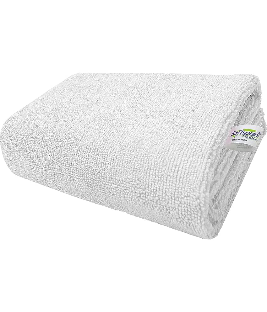 SOFTSPUN Single Gym Towel White