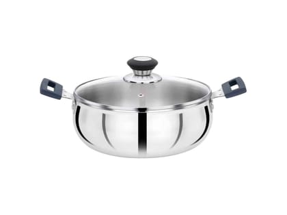 Premier Elite Tri-Ply Stainless Steel Curry Pot 22 Cm Premier Elite Tri-Ply Stainless Steel Curry Pot 22 Cm