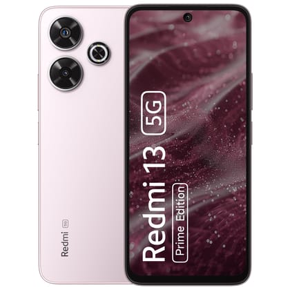 Redmi 13 5G Prime Edition, Orchid Pink, 8GB+128GB | India Debut SD 4 Gen 2 AE | 108MP Pro Grade Camera | 6.79in Largest Display in Segment