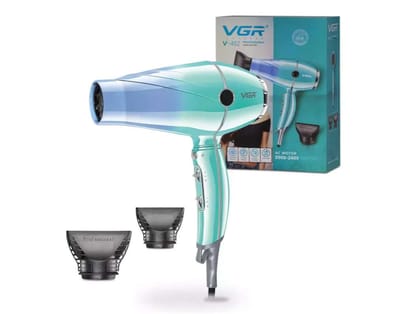VGR V-452 Professional Hair Dryer (2400 W, Green)