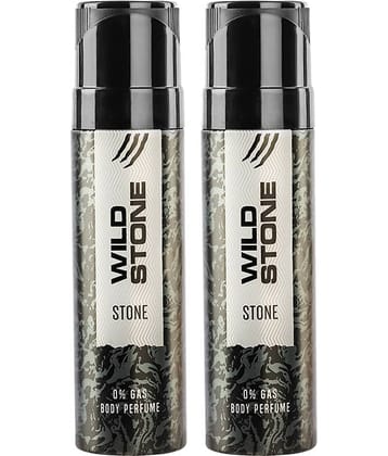 Wild Stone Stone Pefume Body Spray for Men 120ml, Pack of 2 (240ml)