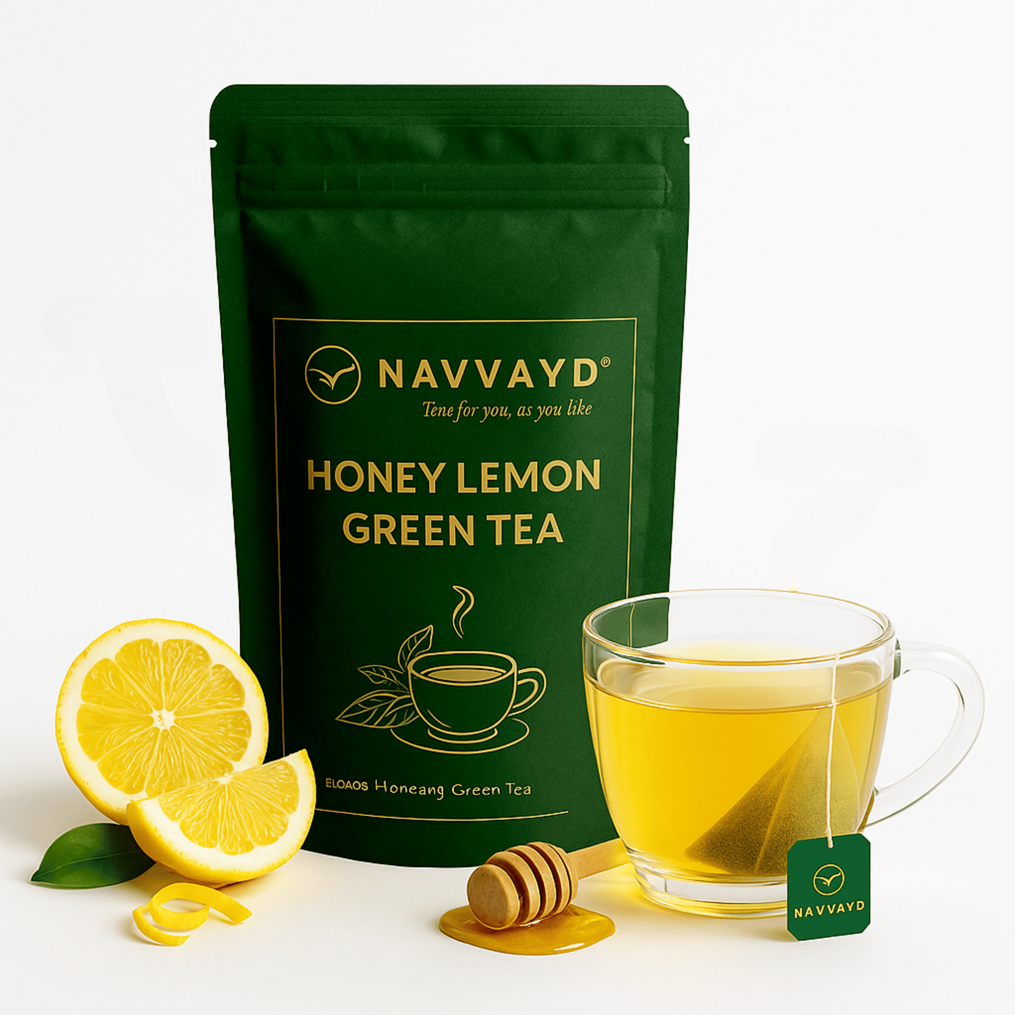 Honey Lemon Green Tea - Teabags-25 Teabags