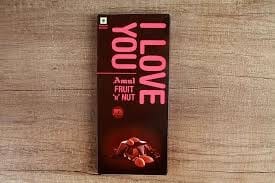 Amul I Love You Fruit N Nut Chocolate 150 GRAM