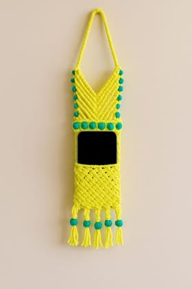 Elegant Macramé Mobile Holder