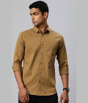 MAJESTIC MAN 100% Cotton Slim Fit Solids Full Sleeves Men's Casual Shirt - Black ( Pack of 1 )