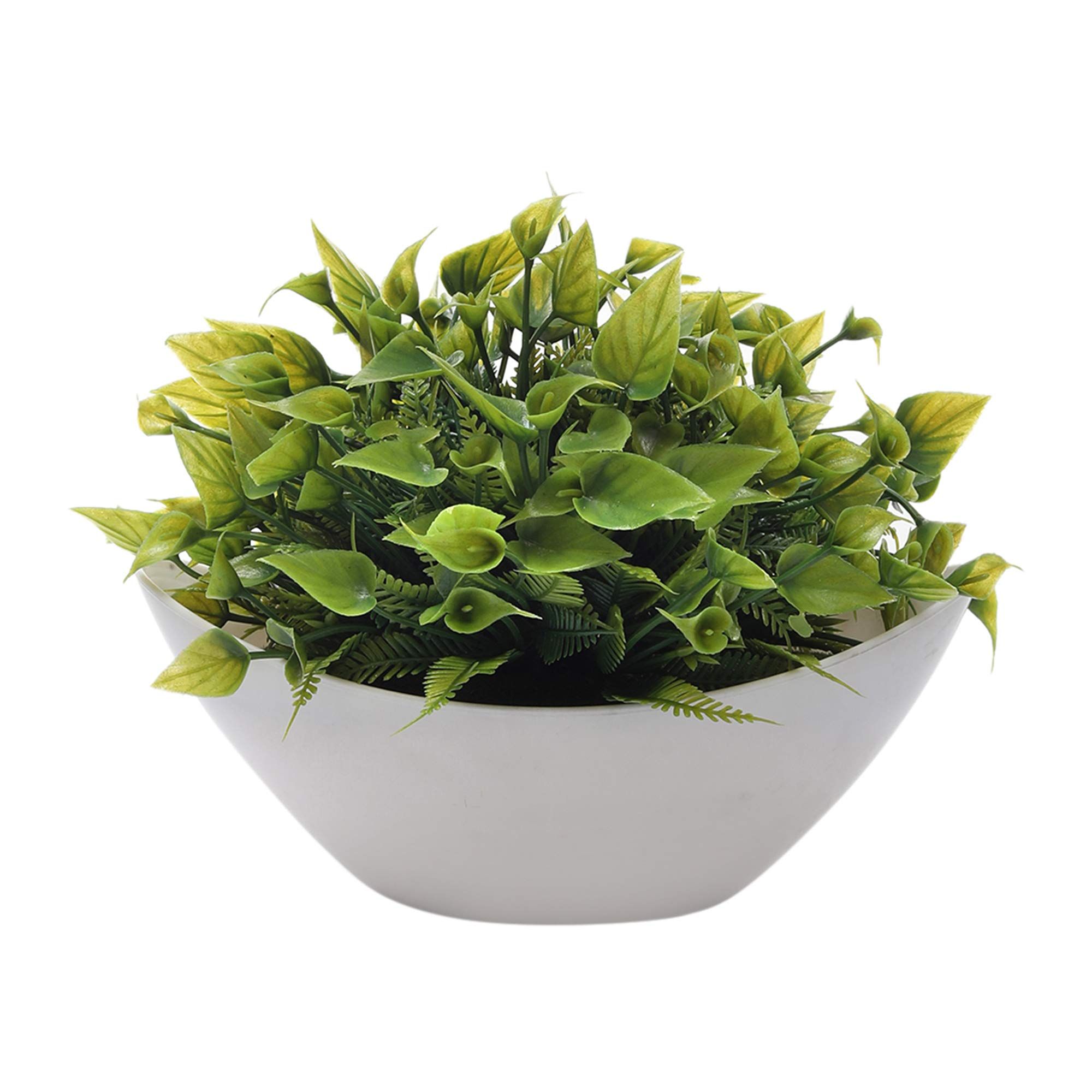 Foliyaj Artificial Plant Flower Bonsai Tree with Pot for Home Decor Living Bed Room Office