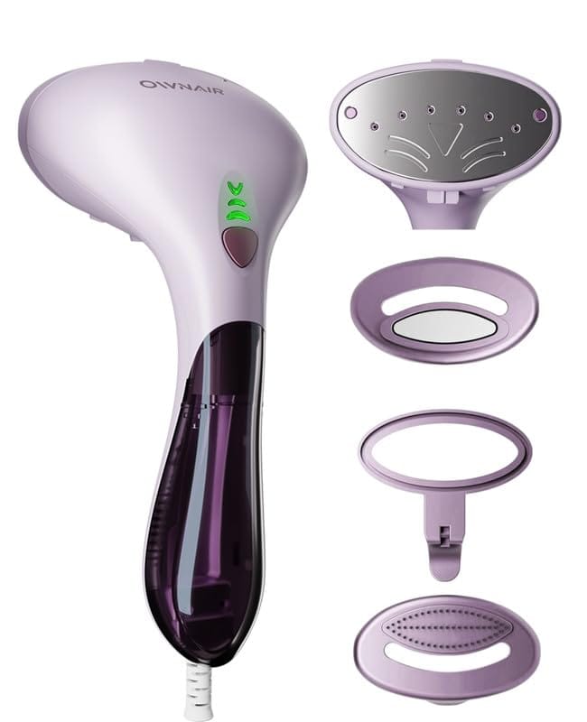 OWNAIR Steamer for Ironing Clothes - 1800W Handheld Garment Steamer - 24g/min High Steam, Fast Heat-Up in 15s, 110ml Tank, Vertical & Horizontal Hand Hold Steam Iron for Clothes and Fabrics OWNAIR Steamer for Ironing Clothes - 1800W Handheld Garment Stea