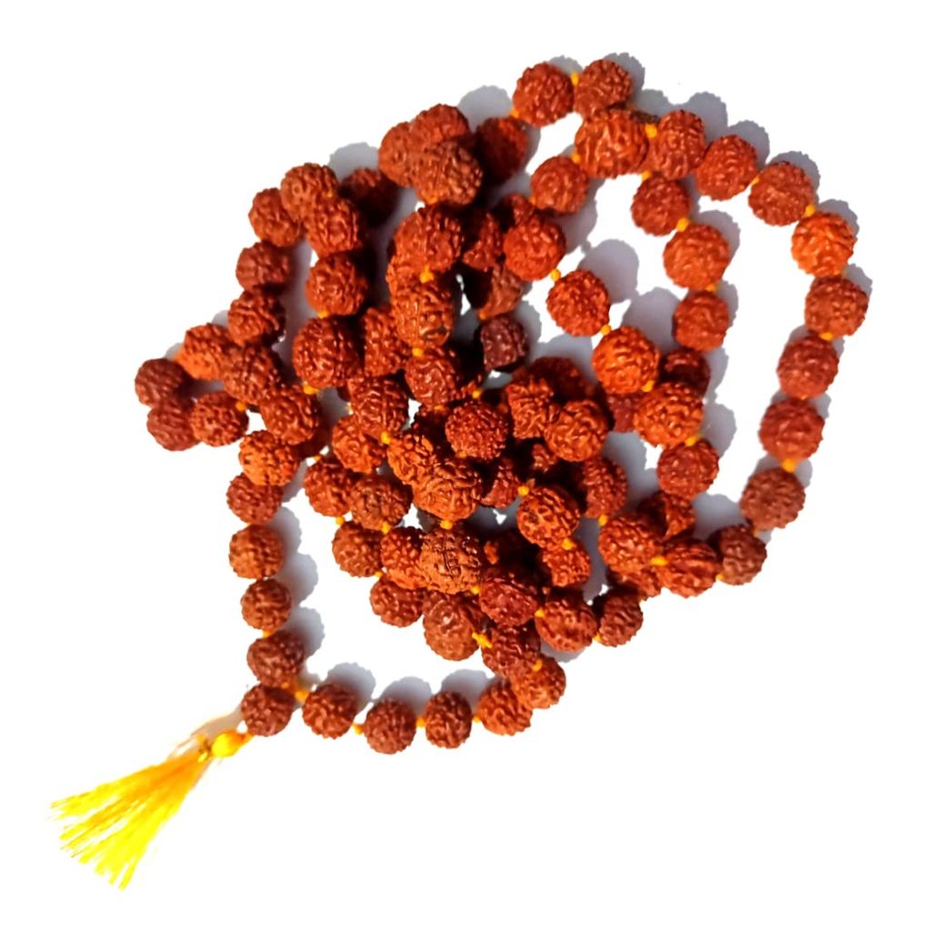 MAYAPURI Rudraksha Japa Mala 108+1 Beads Original for Mantra Jaap and Puja - Pooja Needs | Buy online on ZillyBuy
