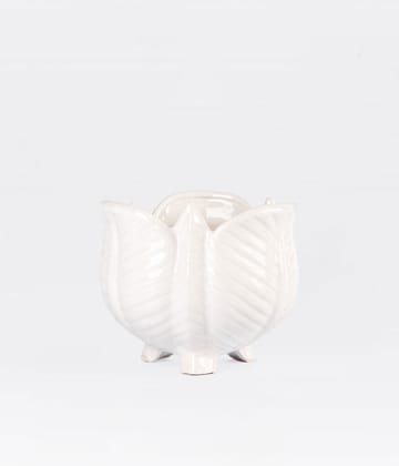 Lotus Shaped Mini Ceramic Planter