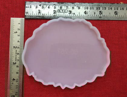 Brand Zero Resin Silicone Mould - Agate Coasters - Design 2