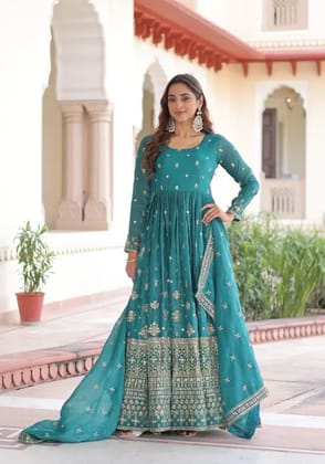 BEAUTIFULL GOWN-WITH-DUPATTA OUTFITS