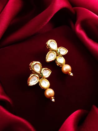 Morison Golden Double Circle Earrings Modern Minimalism