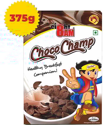 8 AM Choco Champ Flakes 375 gm