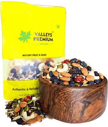 Valleys Premium Healthy Trail  Mix Dry fruits Nuts And Seeds 800 Grams