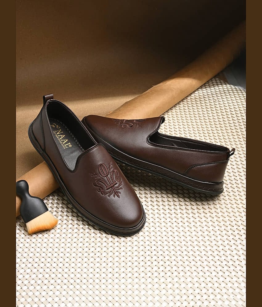 NAAL Brown Men's Mojaris