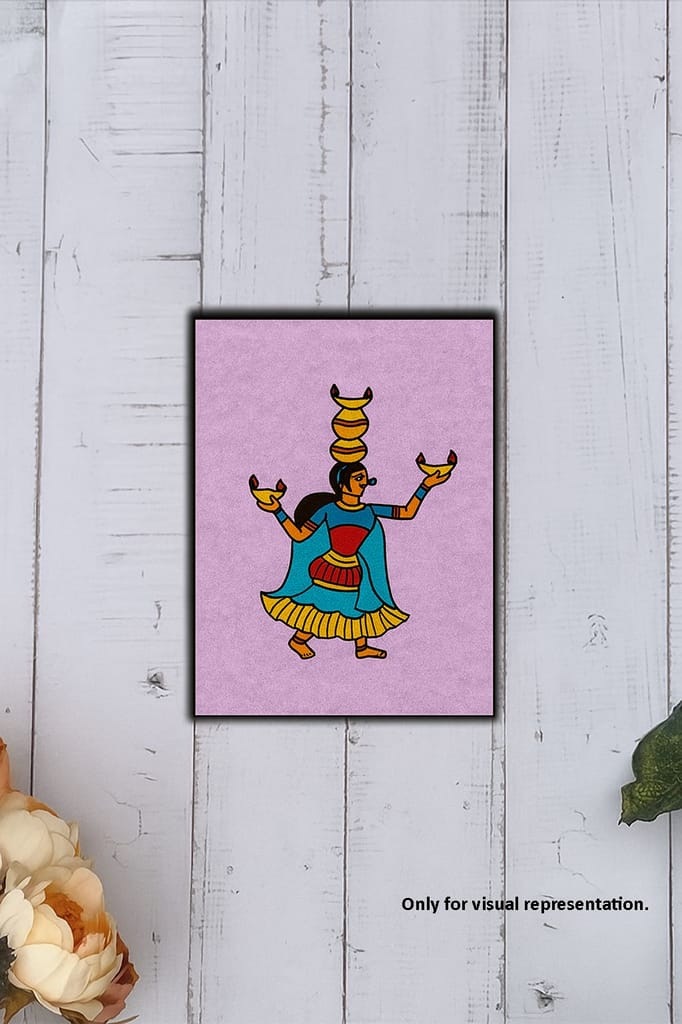 Dbeautify's Rajasthani Folk Dancer – DIY MDF Traditional Painting