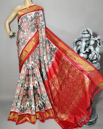 Ikkat Pochampalli Curated Style 1-Curated
