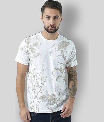 Huetrap Pack of 1 Cotton Regular Fit Men's T-Shirt ( White )