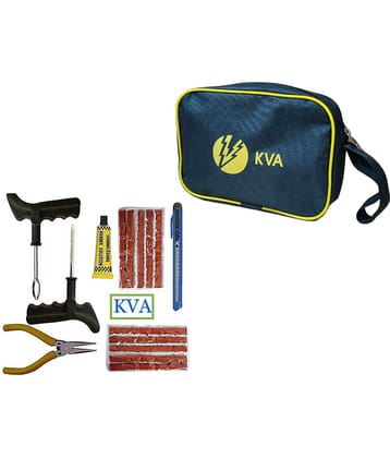 KVA PLUS Tubeless Tyre Puncture Repair Kit 5 - 10 Strips
