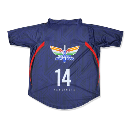 Pawsindia Lucknow Supaw ipl Jersey for Dogs - L